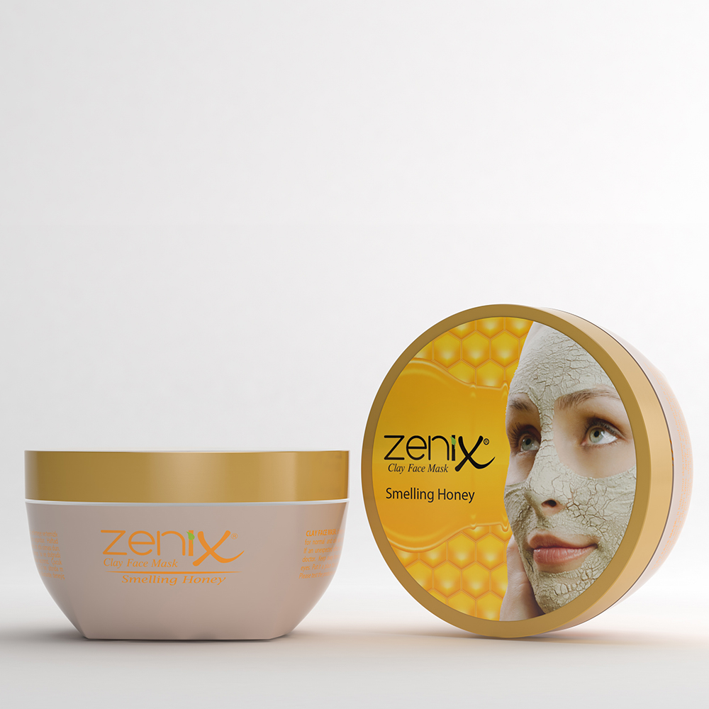 zenix clay face mask honey 350 g