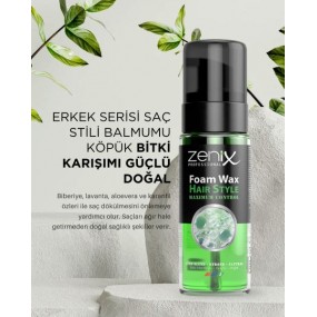 Zenix Bitki Harmanı ,Güçlü,Doğal  Natural Köpük  Wax 150 ml
