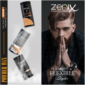 Zenix Men Series Hair Style Powder Wax Natural 20 g