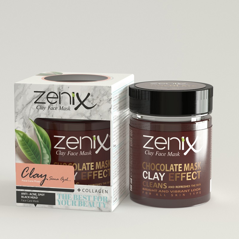 Zenix Clay Mask Natural Series Chocolate 190 g