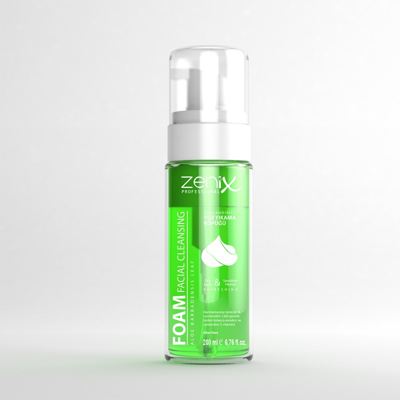 Zenix Face Cleaning Foam Aloe Vera 200-ml