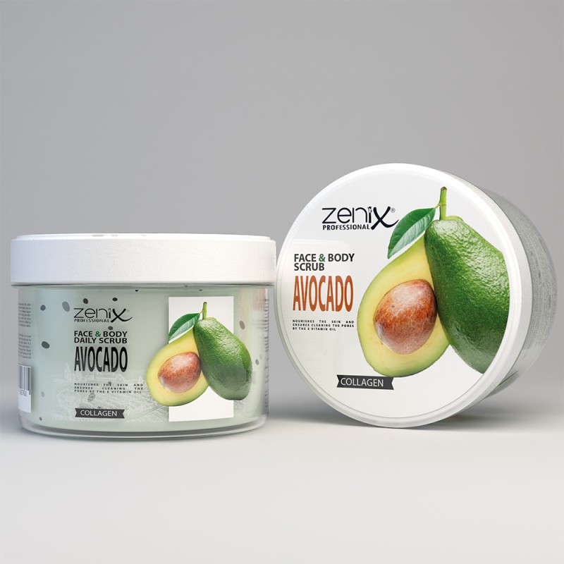 Zenix Face Skin Care Daily Scrub Avocado 275 ml