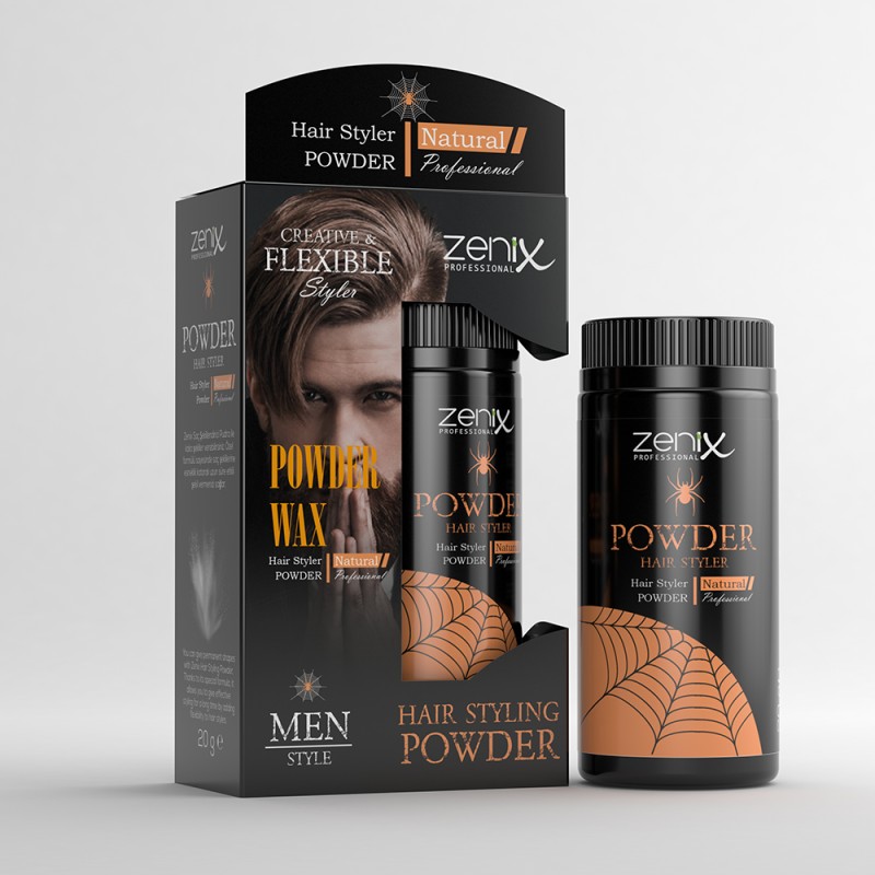 Zenix Men Series Hair Style Powder Wax Natural 20 g
