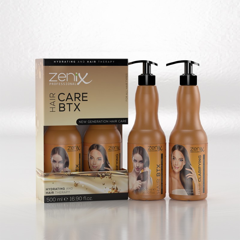 Zenix Protein Keratin Series Hair Care Btx And Shampoo Kit