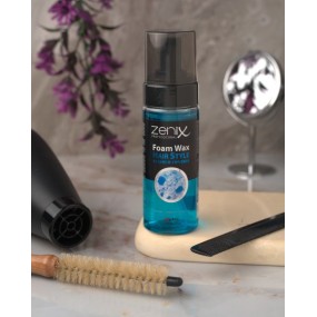 Zenix Men Series Hair Style Wax Foam Volume Strong Shine 150 ml